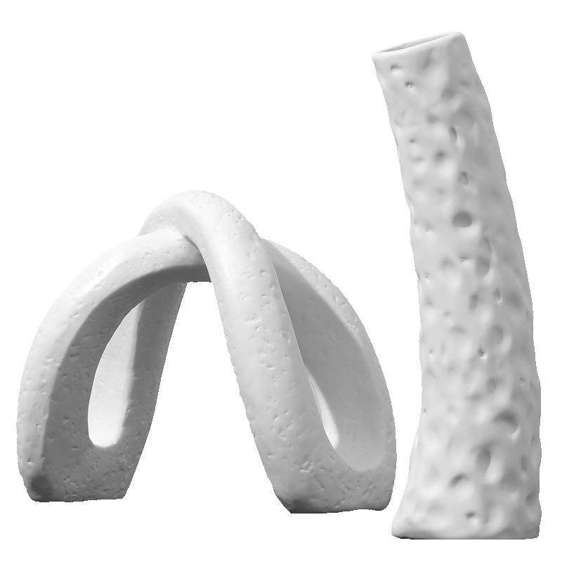 现代简约创意抽象陶瓷花瓶摆件客厅餐桌电视柜酒柜干花插花装饰品,淘宝优惠券,粉丝福利购,淘宝优惠卷