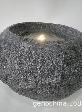 F45-MB11仿石头感喷泉户外室内流水生财现代简约流水-3