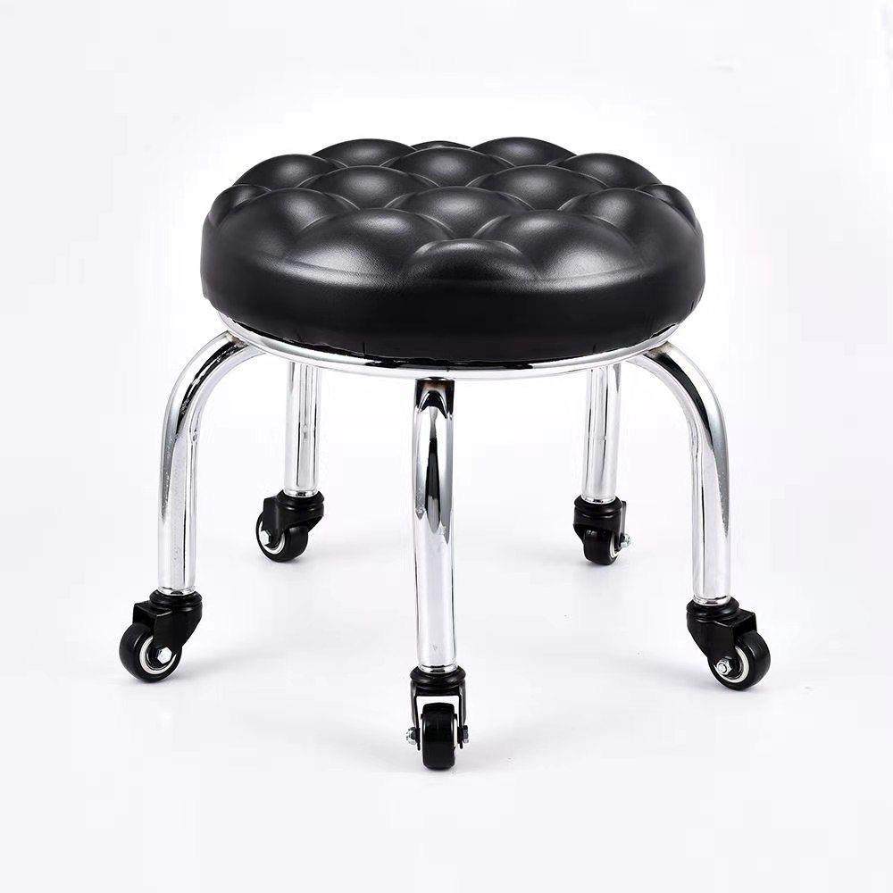 家用美缝凳滑轮矮凳美甲修脚旋转擦地带轮小板凳儿童带娃学步凳子,淘宝优惠券,粉丝福利购,淘宝优惠卷