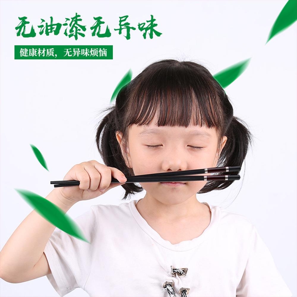 筷子套装礼盒合金筷 客满多合金筷子 黑色合金筷子日式 - 图2