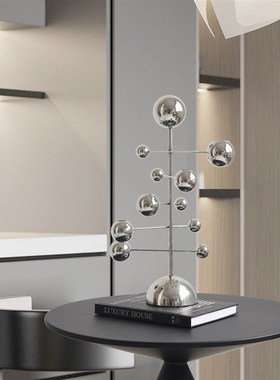 现代轻奢抽象艺术客厅电u视柜家居装饰品摆件样板间书房高档摆设