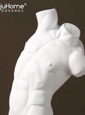 北欧抽象人物半身摆件简约现代客C厅办公室装饰送礼创意摆设艺术