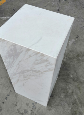 简约人造大理石j材工艺品展示底座摆件样板间酒店客厅门店落地基