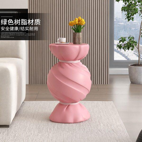 奶油风糖果落地摆件客厅沙发茶几边几装饰品卧室置物桌子乔迁礼物,淘宝优惠券,粉丝福利购,淘宝优惠卷