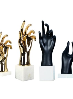 抽象人物c卡通雕塑摆件酒店简约软装饰品北欧别墅样板房间家居摆