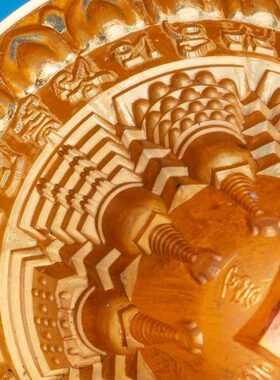 西藏擦擦模具陶土泥镀铜合金泥擦水擦多款民族特色工艺品