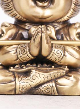 杨铜记 家居办公室工艺品摆件 铜孙悟空 齐天大圣 坐悟空