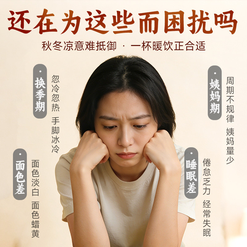 阿养元当归黄芪姜枣茶女人女士养生茶补气养血气血双补独立包装