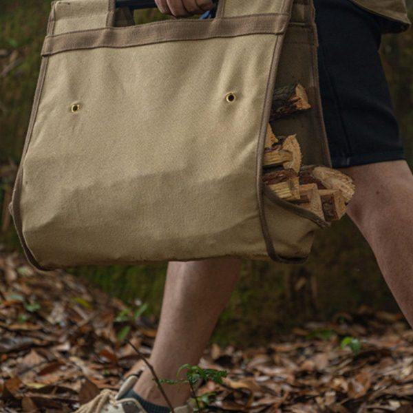 柯曼野营多用柴火包B-285户外焚火禾柴桌铁艺架置物箱手提收纳包,淘宝优惠券,粉丝福利购,淘宝优惠卷