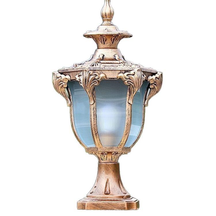 太阳能门柱灯户外防水别墅庭院护栏灯花园围墙柱头灯复古阳台灯 - 图3