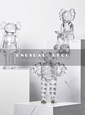 现代简约欧式北欧潮流公仔摆z件样板房售楼处儿童房书房软装饰品