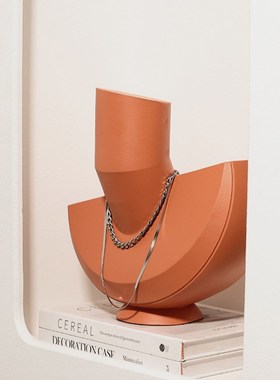 现代简约斜肩半身人像项炼架置物A架卧室衣帽间梳妆台装饰艺术摆