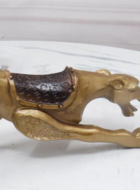 新中摆式件金DDD属行者豹创意礼别墅品酒日店节送人办公室软装饰