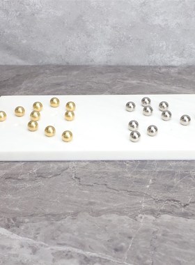 欧式大理石棋盘样板房售楼部卧室客厅书房桌面家U居玄关饰品摆件