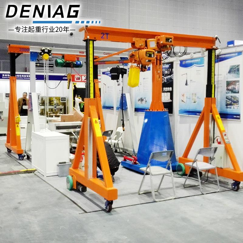 低价出售龙门架 移动式龙门吊 轻型手推门式起重机 可升降龙门架 - 图0