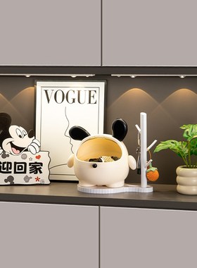 创意可爱入户玄关钥匙收t纳摆件客厅电视柜桌面布置装饰品家居好