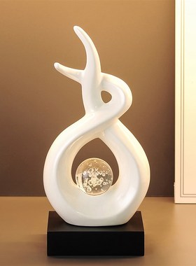 节节高升酒柜装饰品客厅摆件w轻奢高档电视柜玄关办公室家居工艺