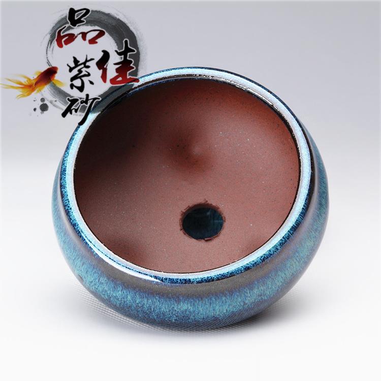 宜兴紫砂花盆多肉植物迷你微型菖蒲盆景盆透气粗陶办公室桌面阳台 - 图1