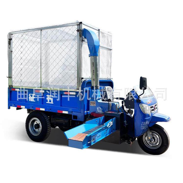 农田荒野秸秆粉碎机自走式三轮车揉丝机柴油动力牛羊切草机,淘宝优惠券,粉丝福利购,淘宝优惠卷