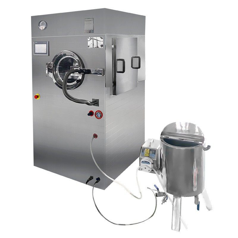 智能高效全自动包衣机片剂巧克力糖果滚筒式薄膜上色包衣机糖衣机,淘宝优惠券,粉丝福利购,淘宝优惠卷