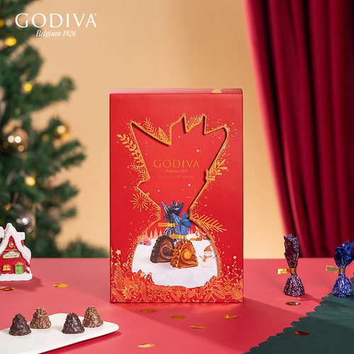 【香菇来了】godiva歌帝梵臻粹巧克力光电礼盒22颗装元旦礼物 - 图0