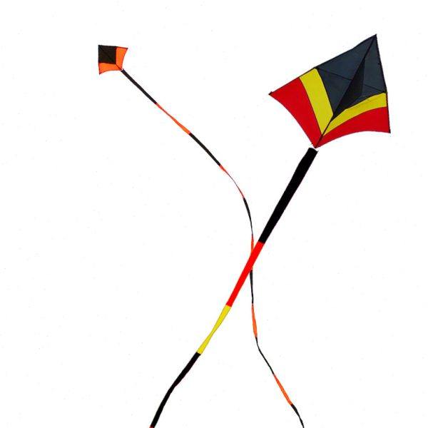 追风者冲天追风筝大风风筝三角544软伞布硅胶伞布格子布带飘尾,淘宝优惠券,粉丝福利购,淘宝优惠卷