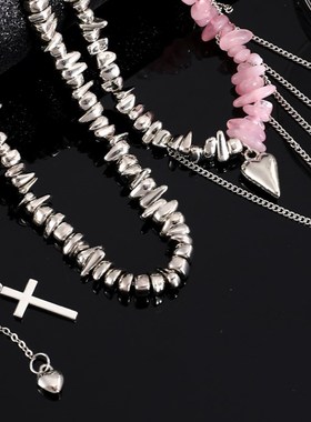 优雅的不规则几何O吊坠项炼首饰