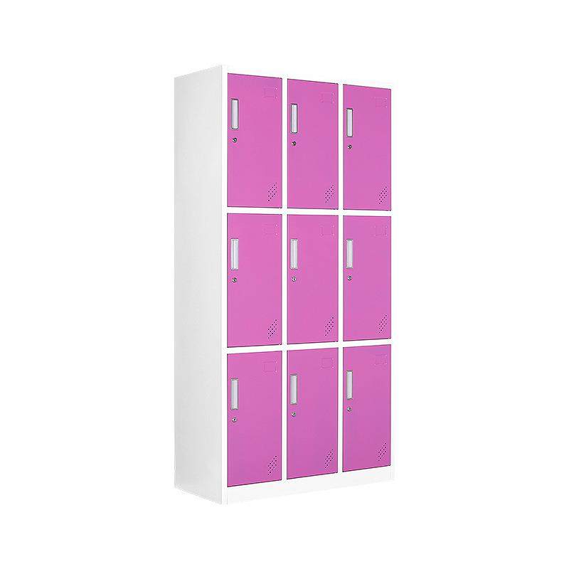钢制彩色健身房更衣柜多门拆装储物柜会所彩色铁皮更衣柜员工柜厂,淘宝优惠券,粉丝福利购,淘宝优惠卷