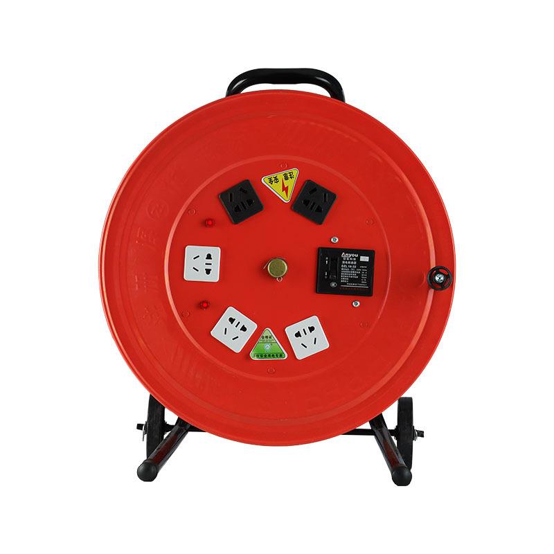 移动线盘电缆盘220V卷线盘线收线器手摇电缆盘空盘工业线盘电线轴 - 图3