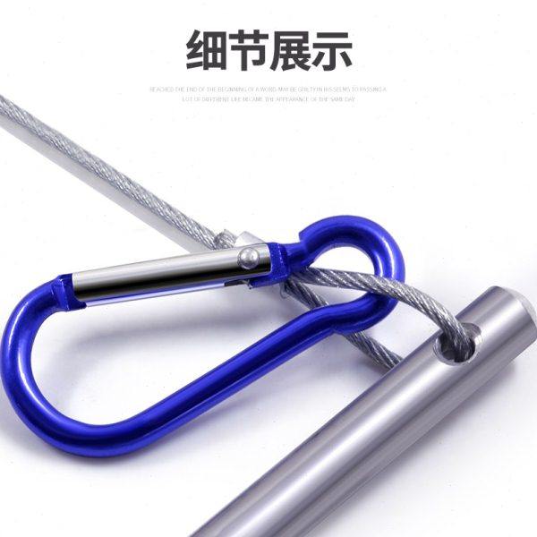 路亚鱼锁不锈钢活鱼扣便携式锁鱼器钢丝锁鱼扣穿鱼器渔具钓鱼用品,淘宝优惠券,粉丝福利购,淘宝优惠卷