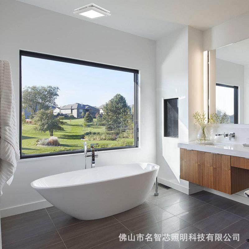 墨西哥浴室换气扇排气风扇带人体感应延时器DC电机排气扇加灯10寸,淘宝优惠券,粉丝福利购,淘宝优惠卷