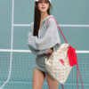 ROSYDOEDIAN polka dot large capacity tennis bag