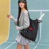 ROSYDOEDIAN polka dot large capacity tennis bag