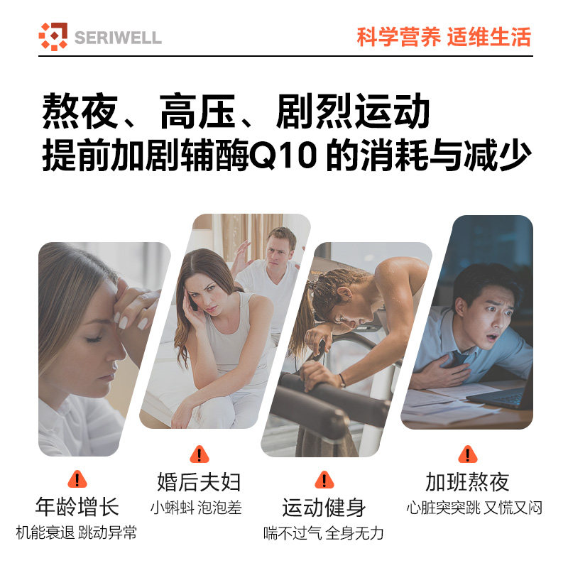 SERIWELL适维营养辅酶Q10PQQ心脏保健品官方正品进口COQ10,淘宝优惠券,粉丝福利购,淘宝优惠卷