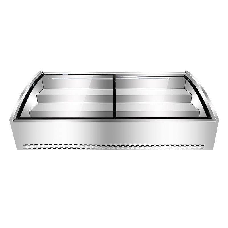 阶梯展示冰台炸串凉菜展示柜摆台冰柜卧式点菜柜保鲜柜台式冷藏柜 - 图3