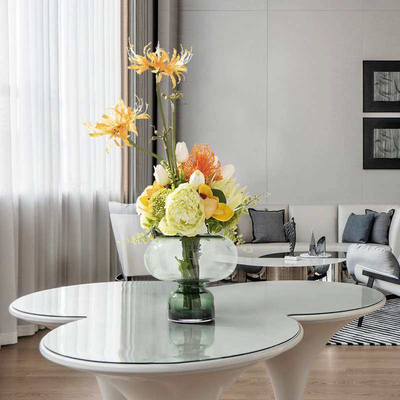 左顾仿真花艺摆件高端玄关摆设客厅餐桌家居假花软装饰品书柜酒柜,淘宝优惠券,粉丝福利购,淘宝优惠卷