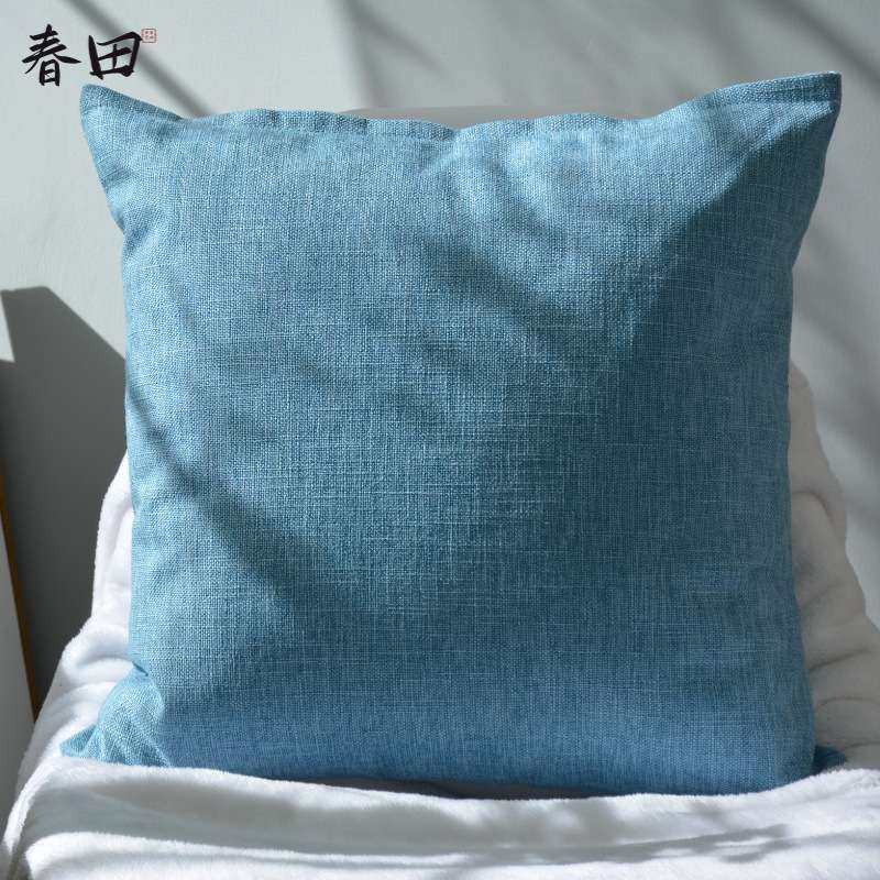 亚麻靠枕抱枕沙发客厅抱枕套不含芯长方形夏季床头靠垫大靠背,淘宝优惠券,粉丝福利购,淘宝优惠卷
