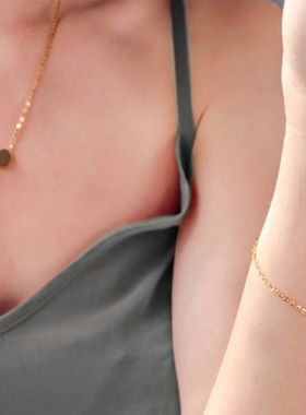 2025钛钢不掉色DIY立体爱心INS风项链个性名字项链女首字母锁骨链