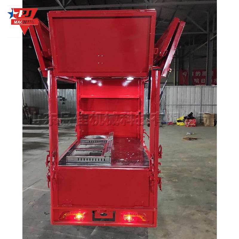 夜市小吃街移动摆摊车 景区广场饮料移动小吃摊 校门口早餐摊车 - 图1