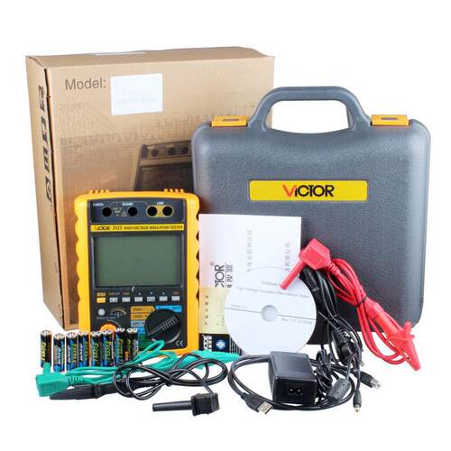 胜利正品VC3123 数字绝缘电阻测试仪 高压兆欧表250V/2500V - 图3