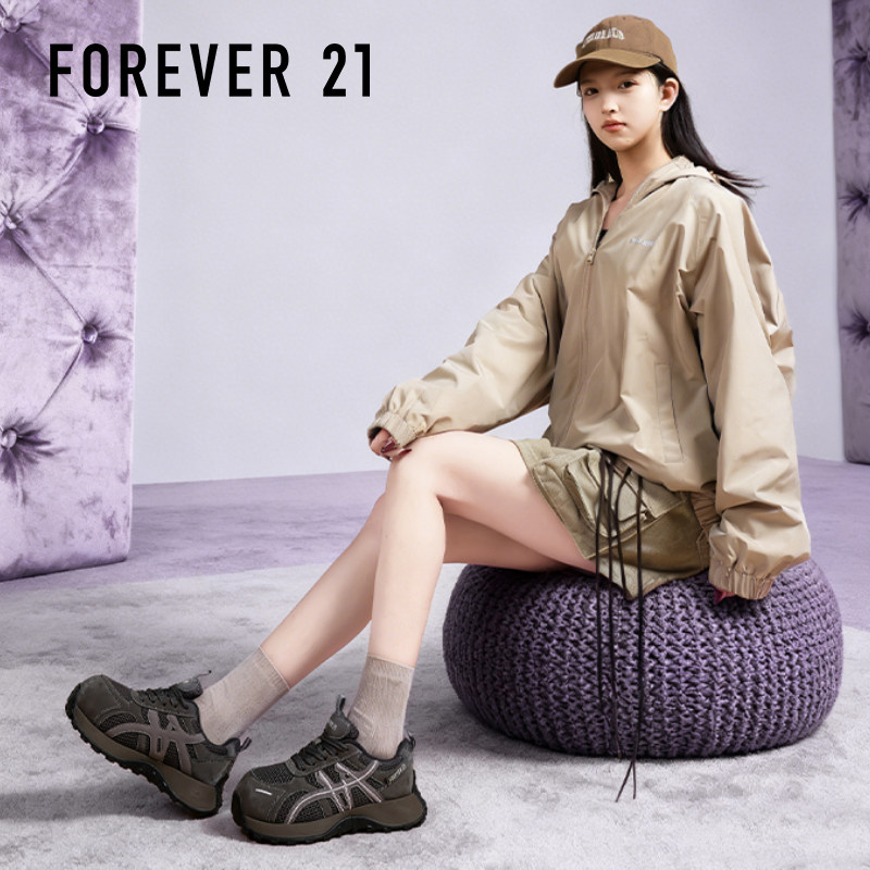 Forever21超火复古巨好看的老爹鞋女款厚底增高轻便休闲运动鞋子,淘宝优惠券,粉丝福利购,淘宝优惠卷