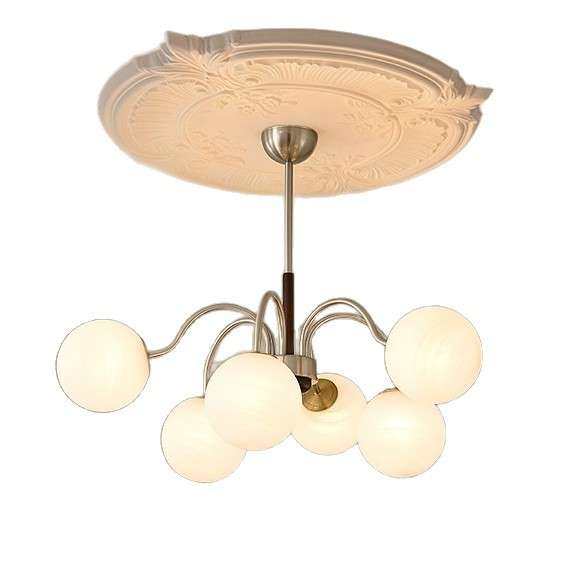 客厅吊灯法式中古风2025新款胡桃木色大厅主灯复古美式主卧室灯具,淘宝优惠券,粉丝福利购,淘宝优惠卷