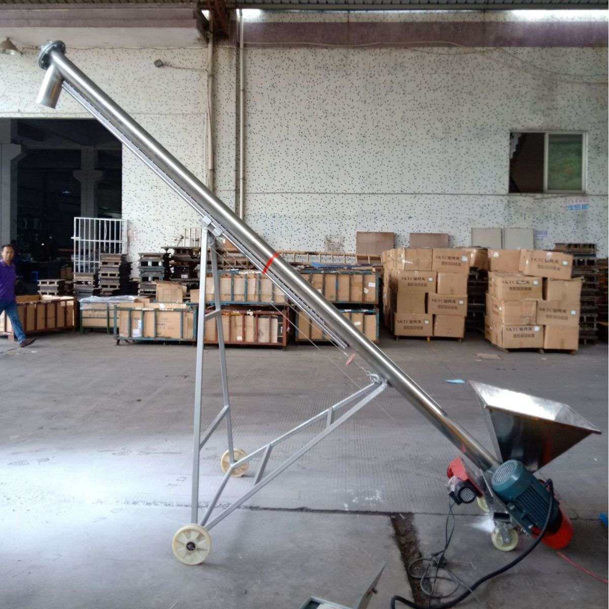 米粉绞龙上料机 螺旋上料机颗粒 不锈钢塑料颗粒上料机绞龙上料机,淘宝优惠券,粉丝福利购,淘宝优惠卷