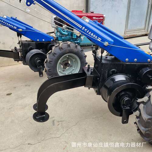 6吨手扶绞磨机电缆牵引机5吨8吨双滚筒拖拉机绞磨拉线机 - 图0