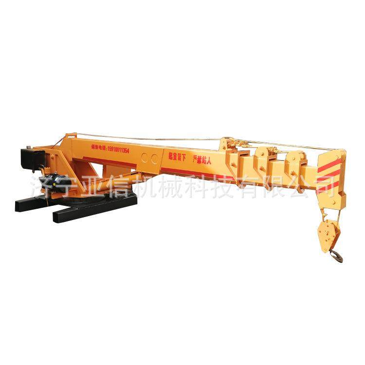 液压伸缩式船吊12吨船用吊机油电两用甲板固定吊随船起重机,淘宝优惠券,粉丝福利购,淘宝优惠卷