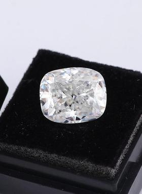 肥长方冰花切莫桑源头厂家现货大克拉白色莫桑石裸石首饰主石