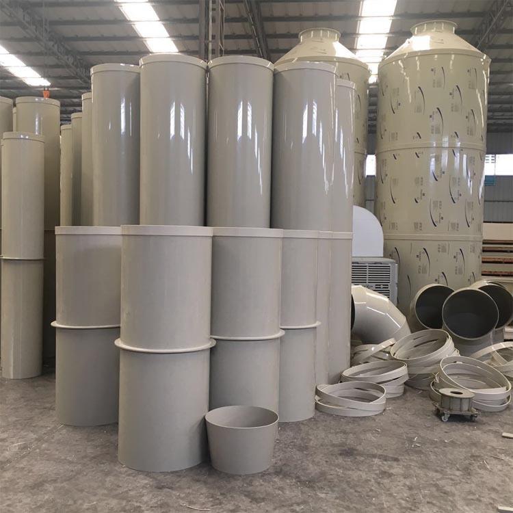 400 900pp风管防腐耐酸风管实验室用废气通风管排污抽风管带法兰 - 图2