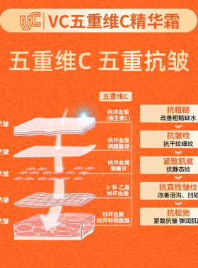 【VC精华霜】抗皱紧致淡化细纹