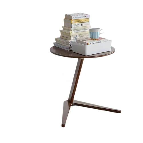 实木边几可移动家用客厅小圆桌简约酒店民宿沙发边几床头小桌子 - 图3