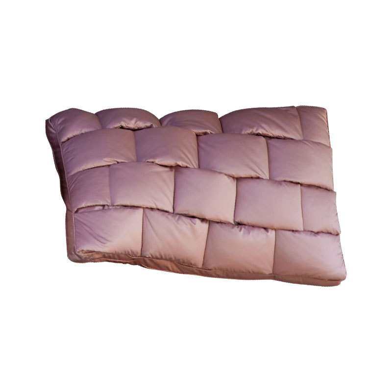 2025新款鹅绒分区睡眠枕芯学生宿舍单人枕纯色家用一对软枕,淘宝优惠券,粉丝福利购,淘宝优惠卷